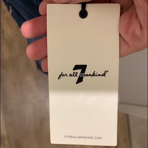 NWT 7 For All Mankind denim skirt - Picture 3 of 4